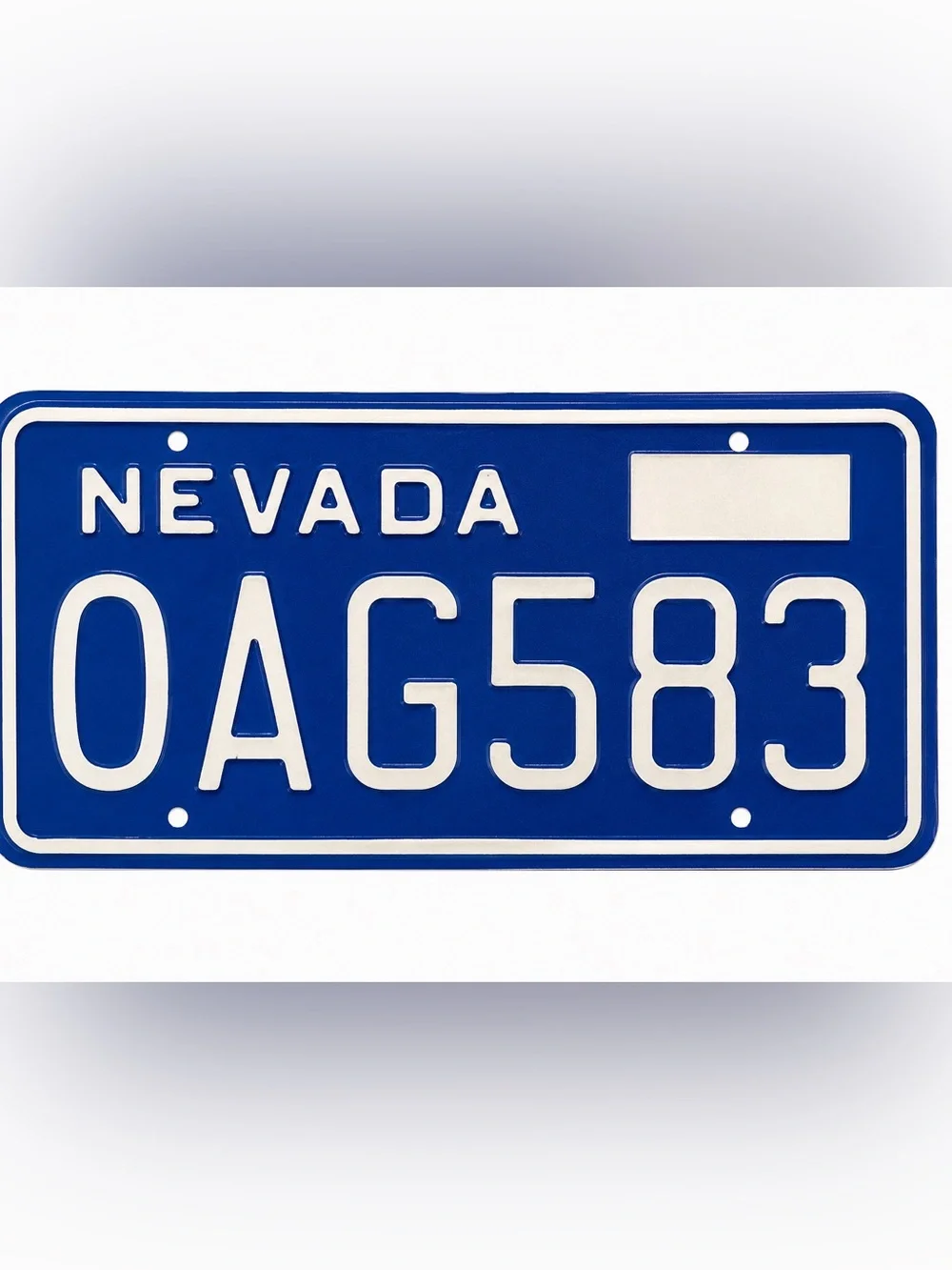 Nevada License Plate